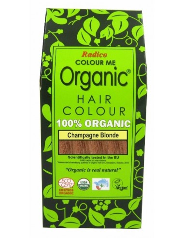 Tinte vegetal rubio champán