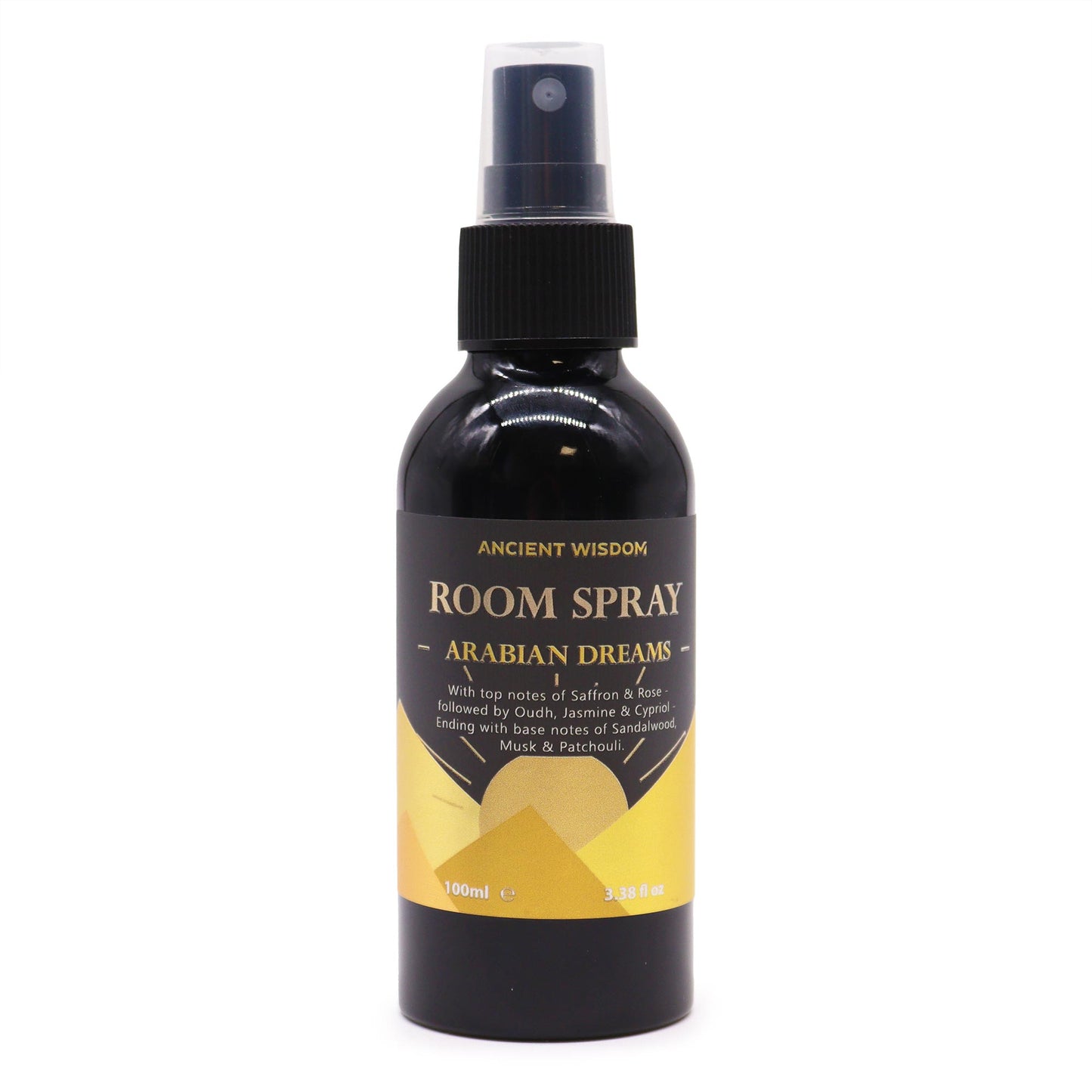 Fragancia Oriental y Exótica para el Hogar.
Spray ambientador Oudh Sueños Árabes de 100 ml, con agua de hamamelis y una mezcla exótica de notas florales, dulces y amaderadas. Ideal para ambientar espacios con un aroma cálido, envolvente y elegante, inspirado en la magia de las noches árabes.