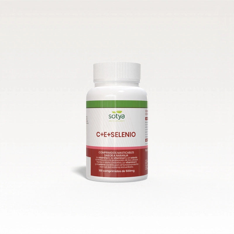 Antioxidante vitamina C,E + selenio 500mg Sotya