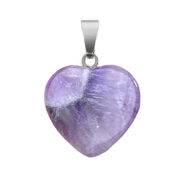 Colgante corazón de Amatista