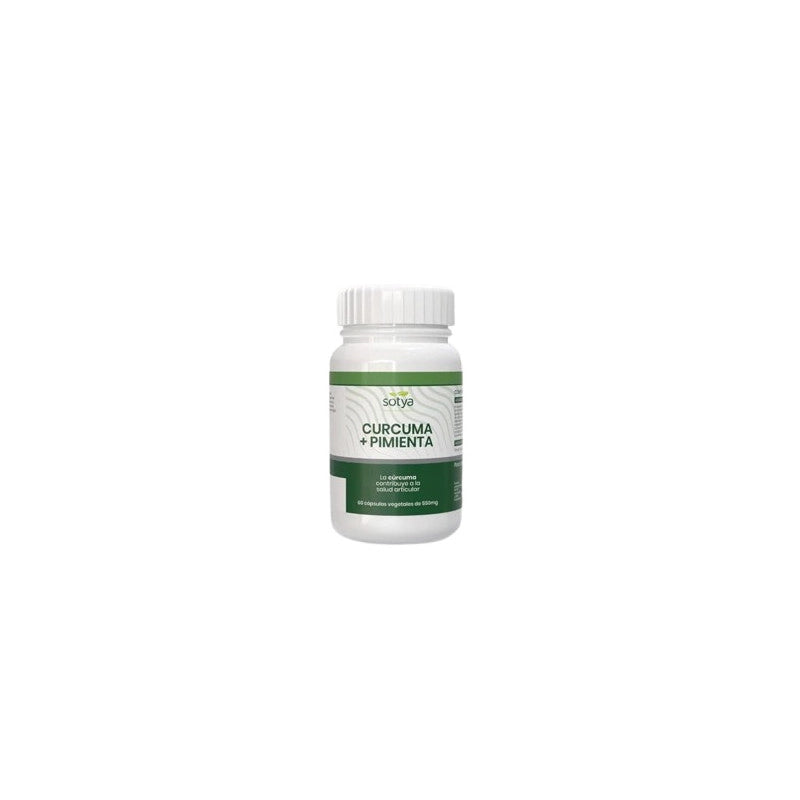 Curcuma + Pimienta (curcumin) 550mg Sotya