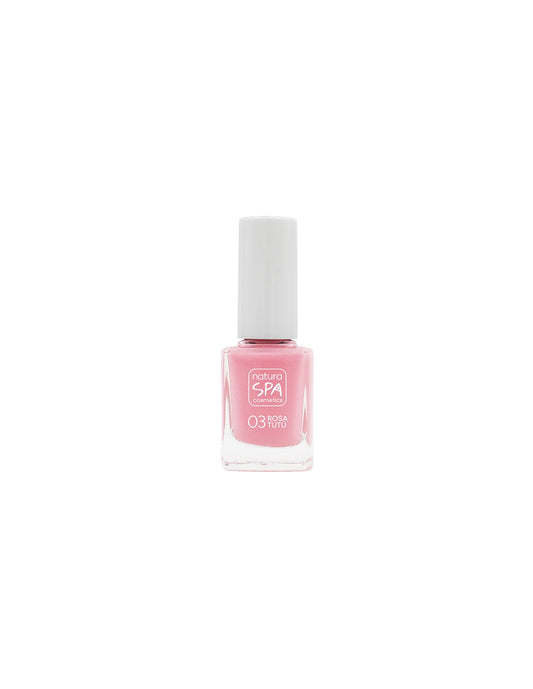 Esmalte de uñas rosa tutu