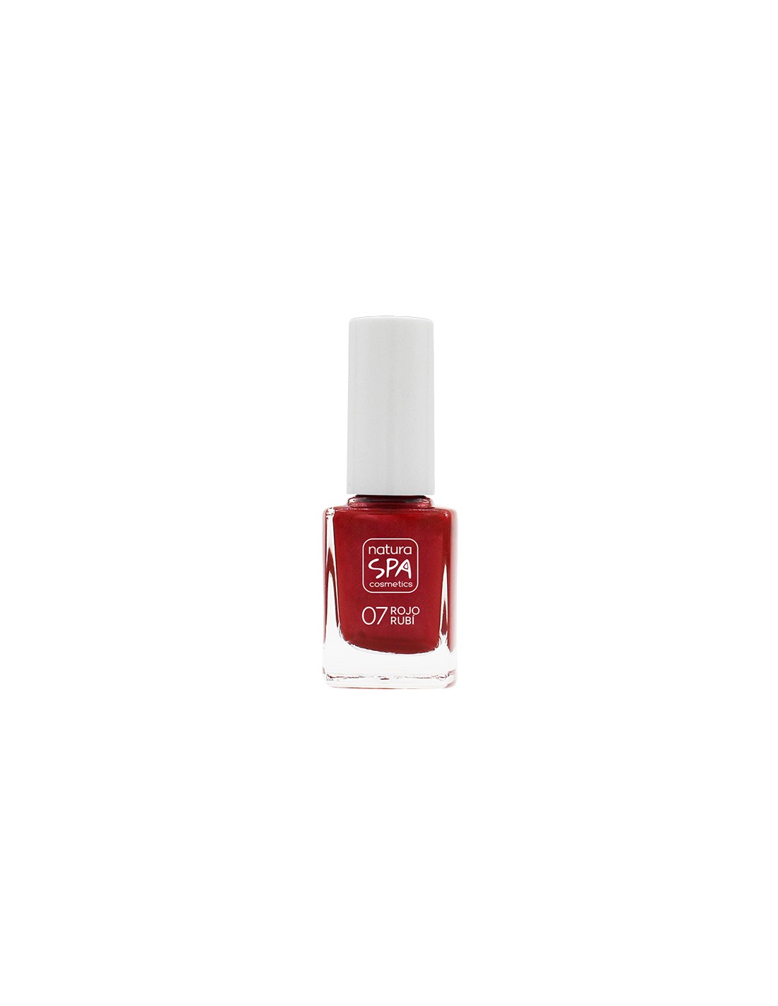 Esmalte de uñas rojo rubi
