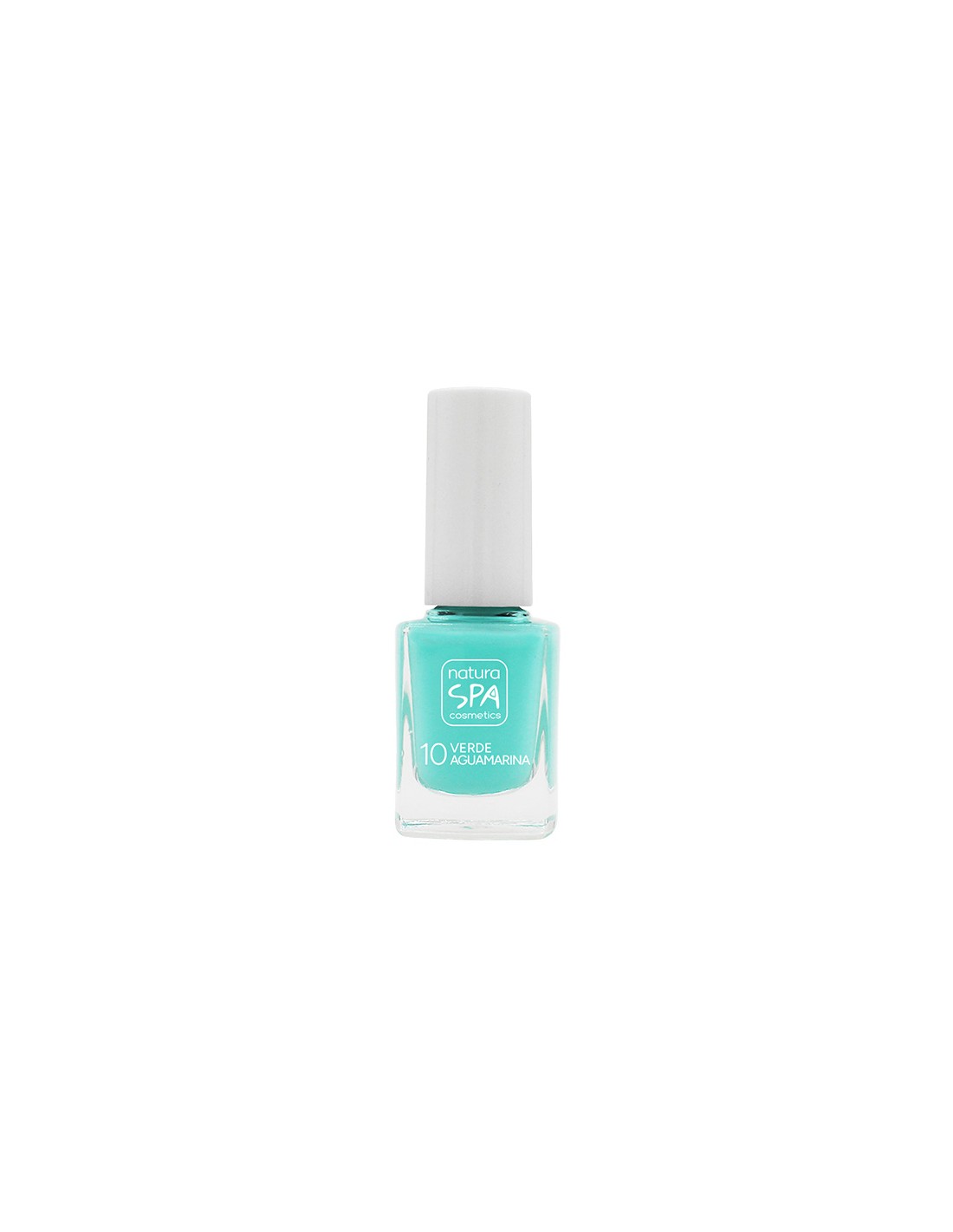 Esmalte de uñas verde aguamarina