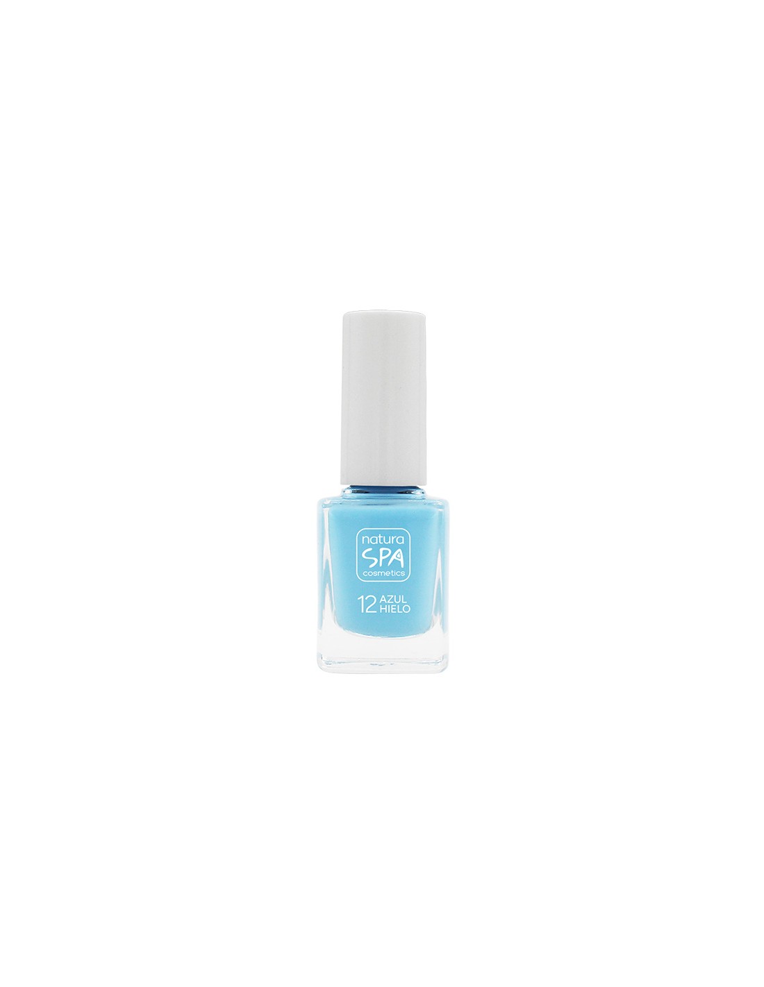 Esmalte de uñas azul hielo