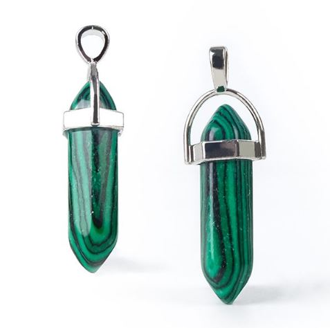 Colgante prisma Malaquita