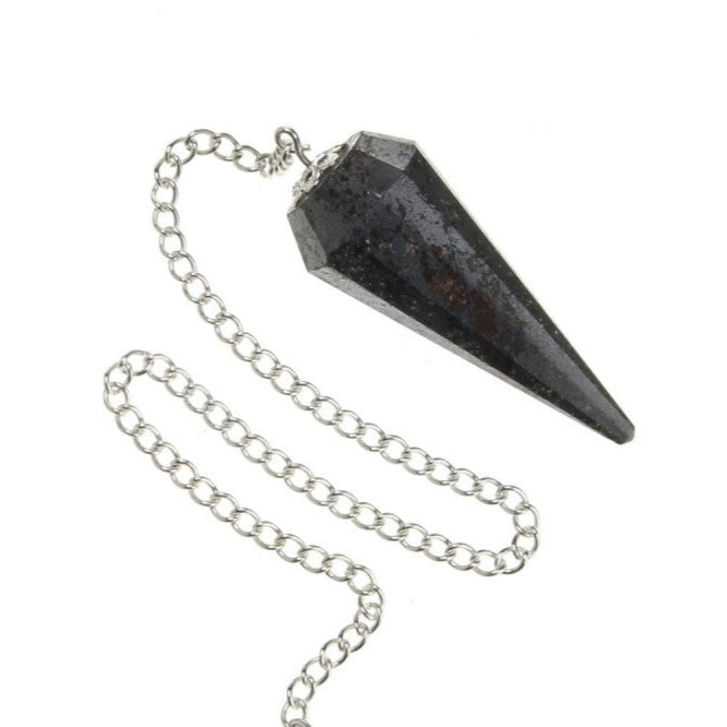 Péndulo Hematite (12 facetas)