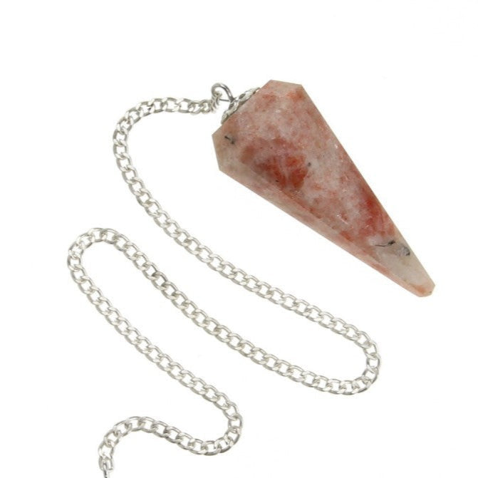 Péndulo Piedra sol (12 facetas)