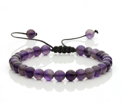 Pulsera ajustable de amatista