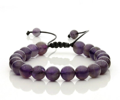 Pulsera ajustable de amatista