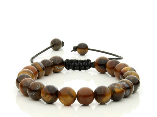 Pulsera ajustable de ojo de tigre